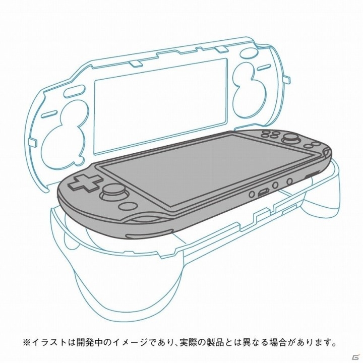 PS Vita용(PCH1000) L2/R2 버튼 탑재 그립커버 2015년 12월말 발매